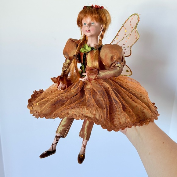 Winward Holidays Autumn Leaves Fairy Pixie Doll Katherine’s Coll 14” Posable - Picture 3 of 14